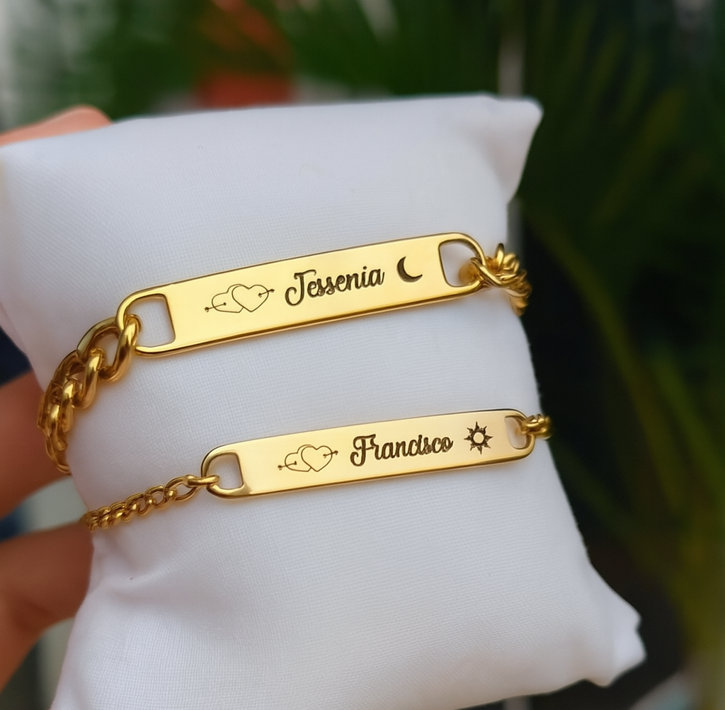 "Nuestro recuerdo" pulsera personalizada + box de regalo