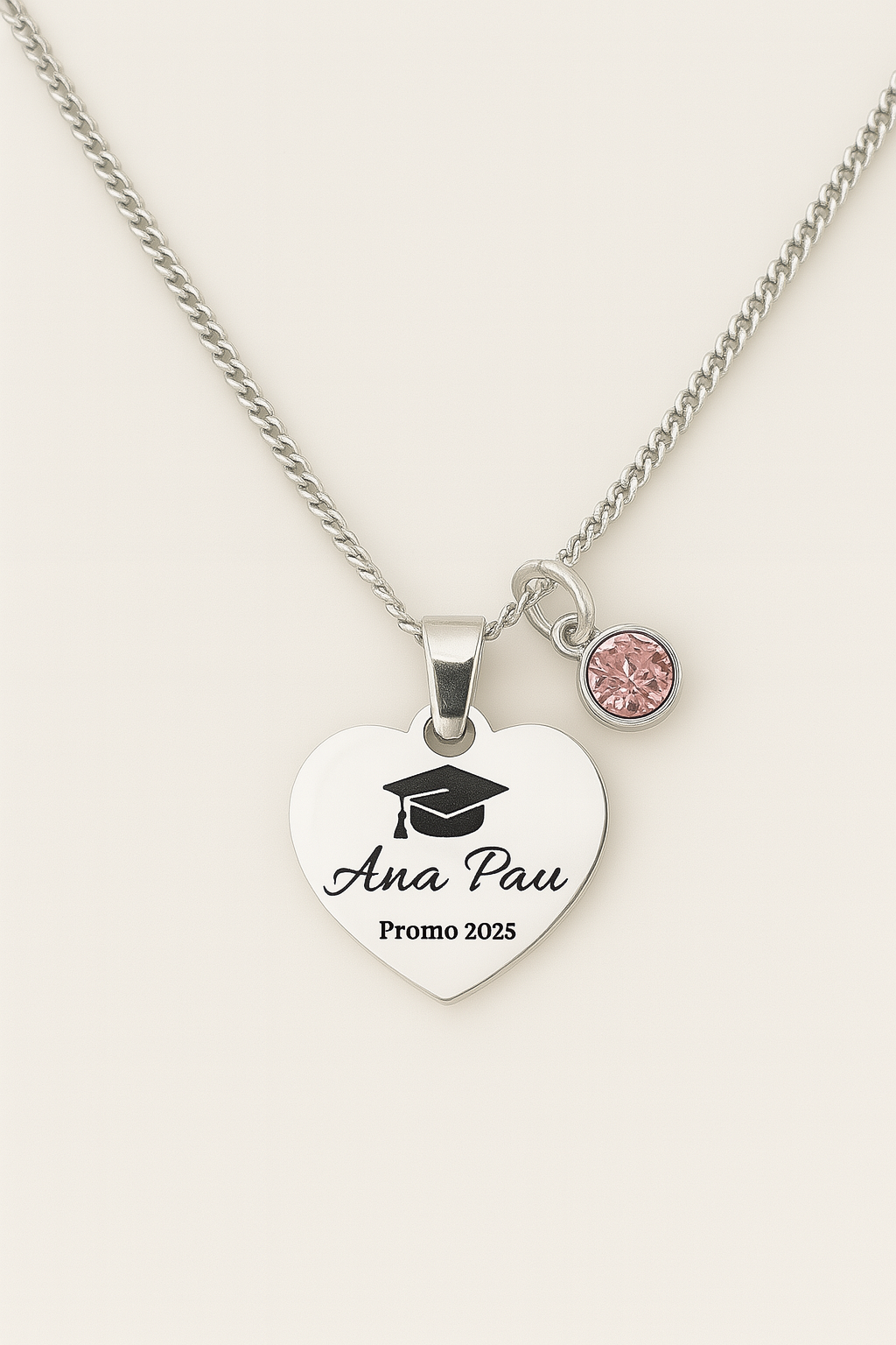 "Amor Eterno" Collar Corazón Personalizado + Box de Regalo