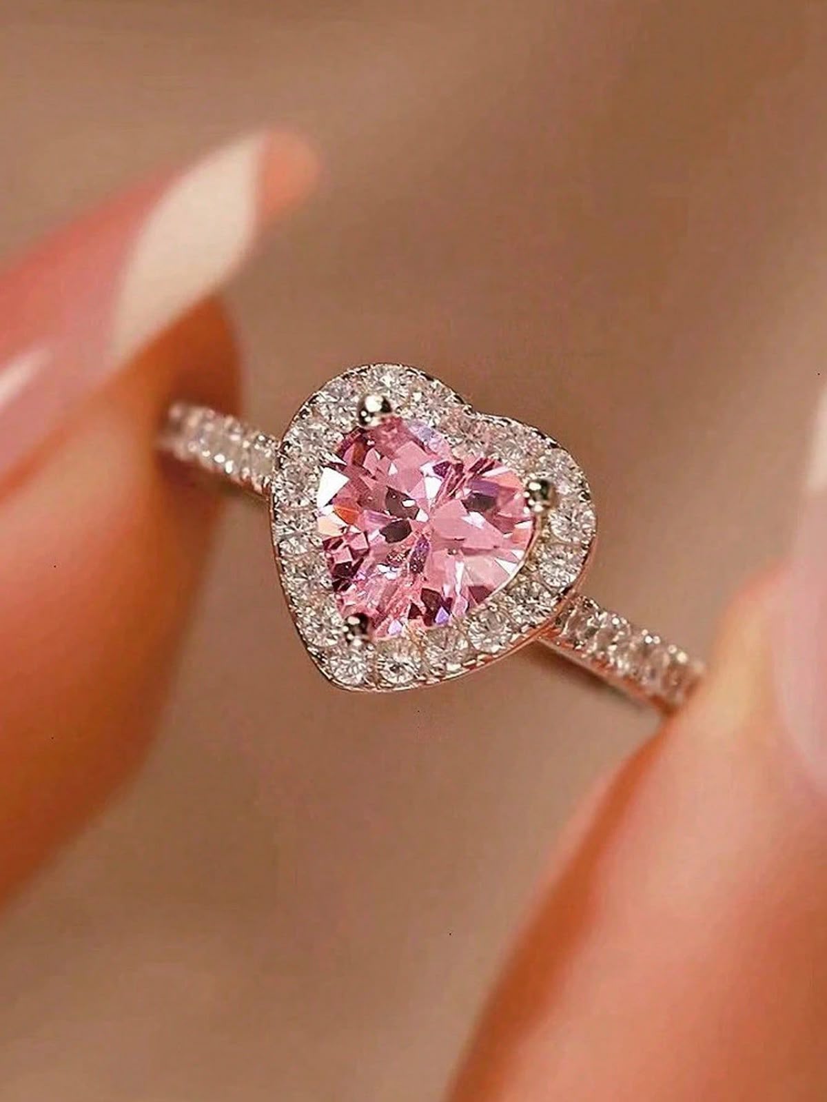Anillo de Promesa Corazon + Box de regalo