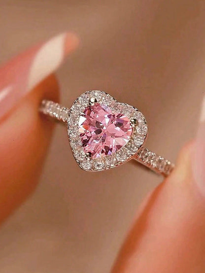 Anillo de Promesa Corazon + Box de regalo