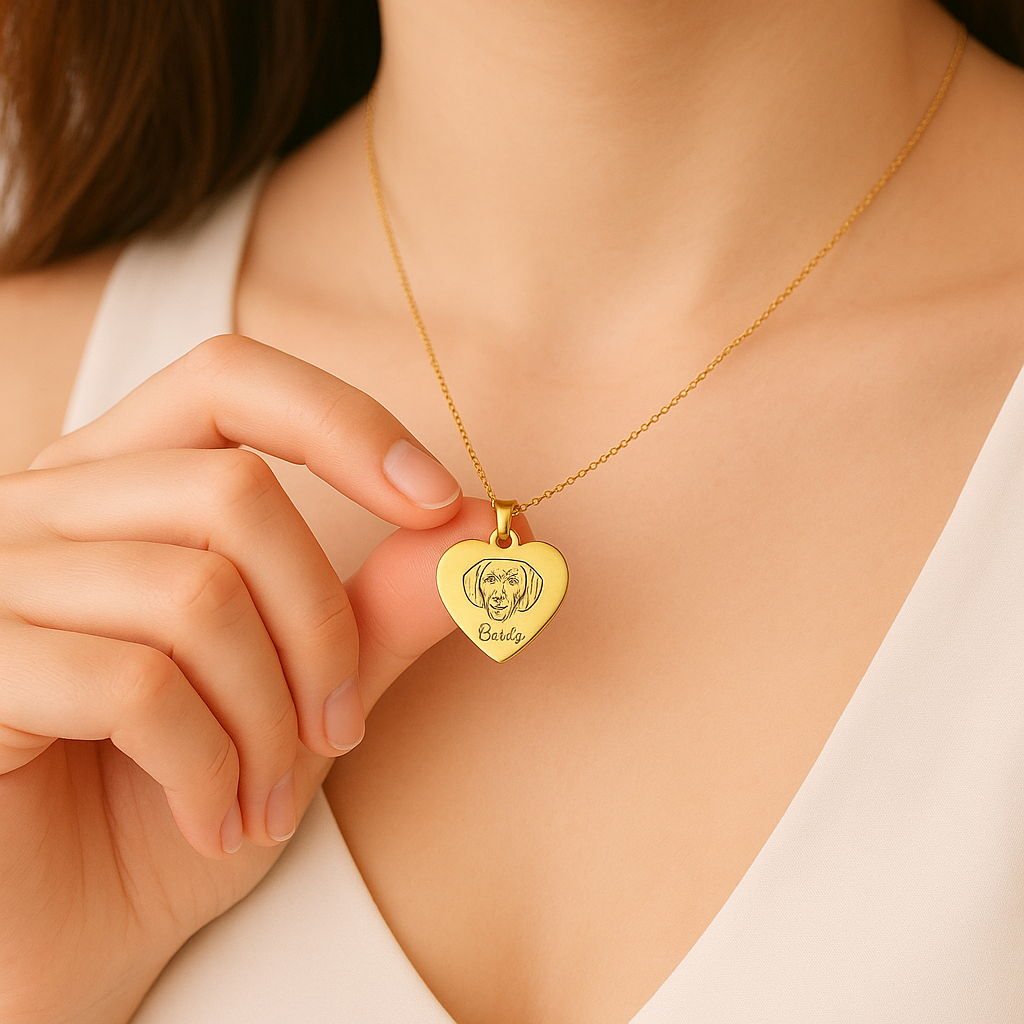 "Amor Eterno" Collar Corazón Personalizado + Box de Regalo