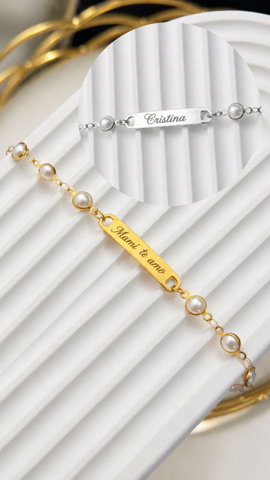 Pulsera Personalizada para Mamá + Box de regalo