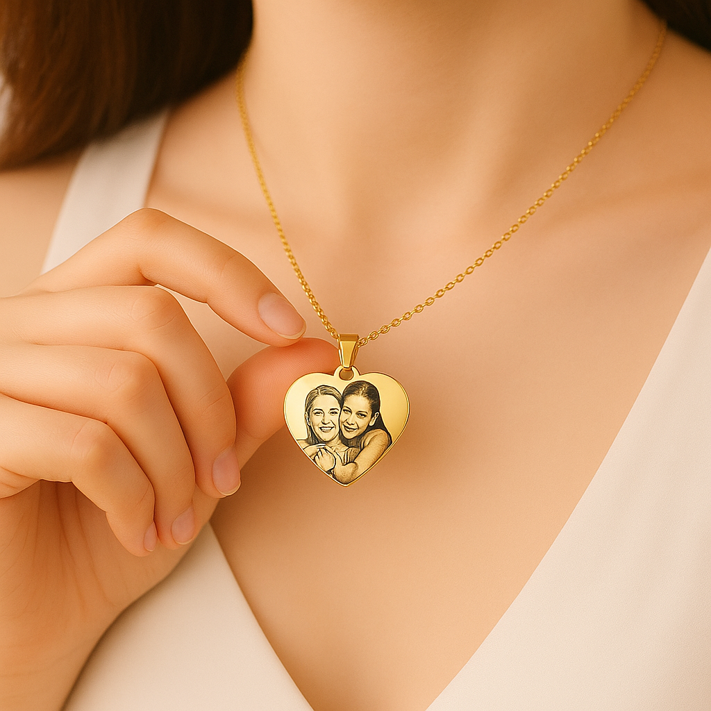 "Amor Eterno" Collar Corazón Personalizado + Box de Regalo