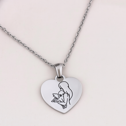 "Amor Eterno" Collar Corazón Personalizado + Box de Regalo